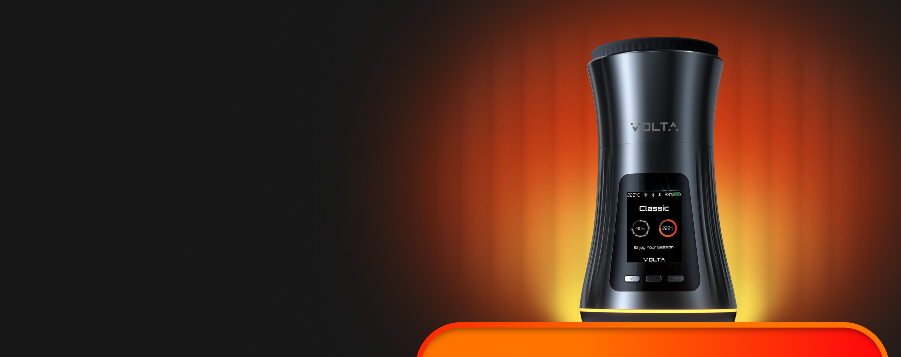 Smart Electric Hookah, VOLTA by ShishaX, charcoal-free hookah heater with OLED display, VOLTA electric hookah heating device by ShishaX, waitlist.